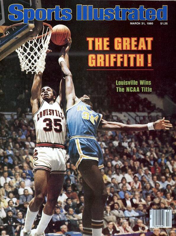 1980-1989 Poster featuring the photograph University Of Louisville Darrell Griffith, 1980 Ncaa Sports Illustrated Cover by Sports Illustrated