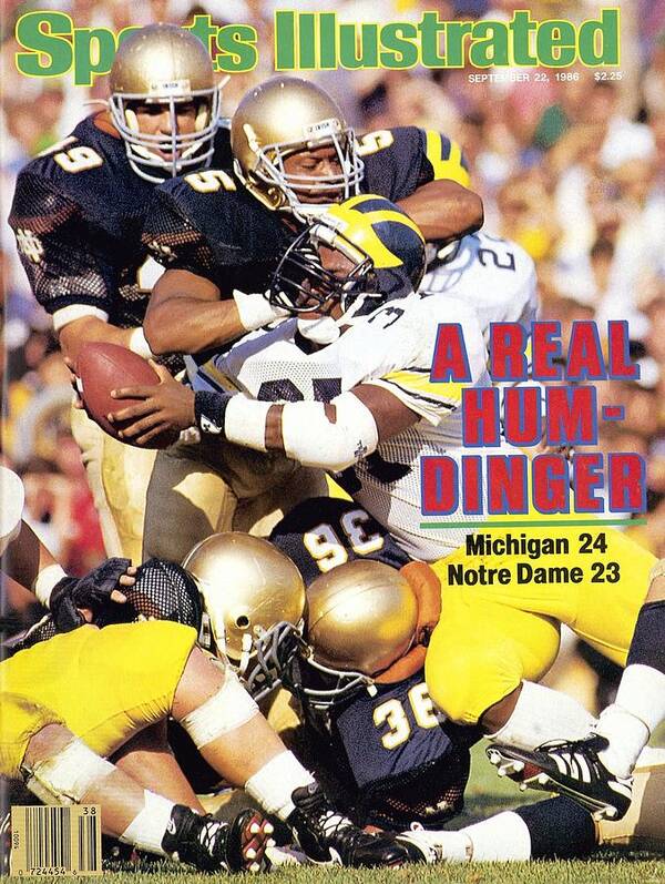 1980-1989 Poster featuring the photograph University Of Michigan Bob Perryman Sports Illustrated Cover by Sports Illustrated