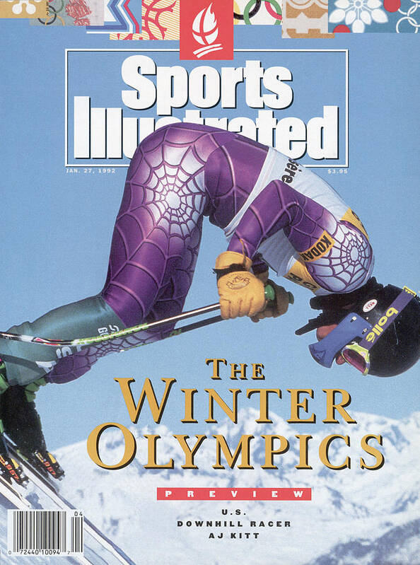 Magazine Cover Poster featuring the photograph Usa A.j. Kitt, 1992 Albertville Olympic Games Preview Issue Sports Illustrated Cover by Sports Illustrated