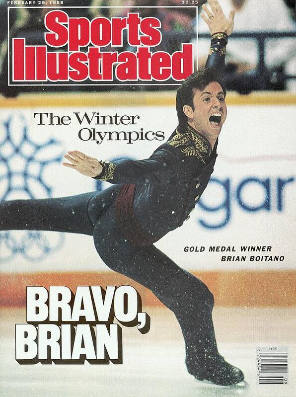 Event Poster featuring the photograph Usa Brian Boitano, 1988 Winter Olympics Sports Illustrated Cover by Sports Illustrated