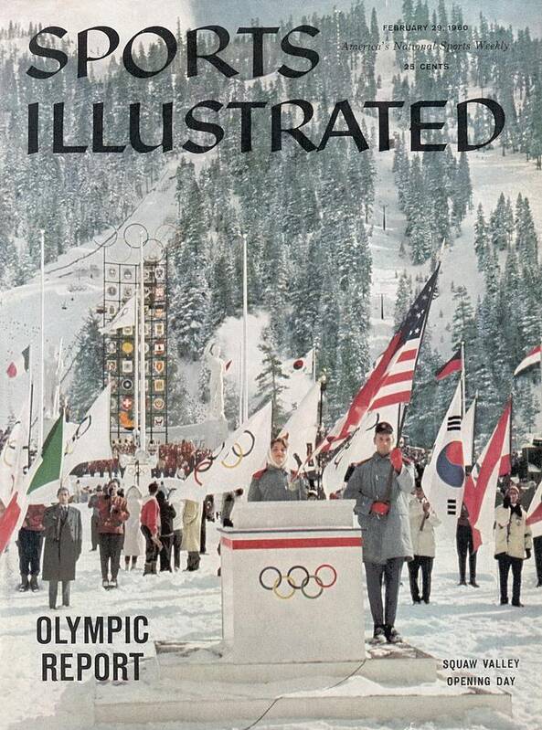 Magazine Cover Poster featuring the photograph Usa Carol Heiss, 1960 Winter Olympics Sports Illustrated Cover by Sports Illustrated