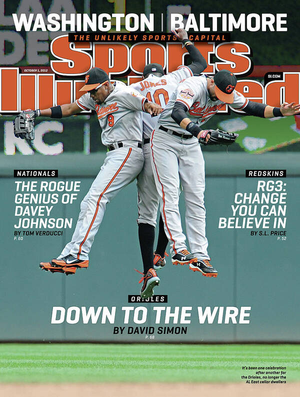 Magazine Cover Poster featuring the photograph Washington - Baltimore The Unlikely Sports Capital Sports Illustrated Cover by Sports Illustrated
