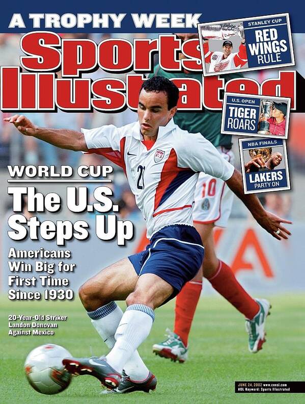 Magazine Cover Poster featuring the photograph World Cup The U.s. Steps Up, Americans Win Big For First Sports Illustrated Cover by Sports Illustrated