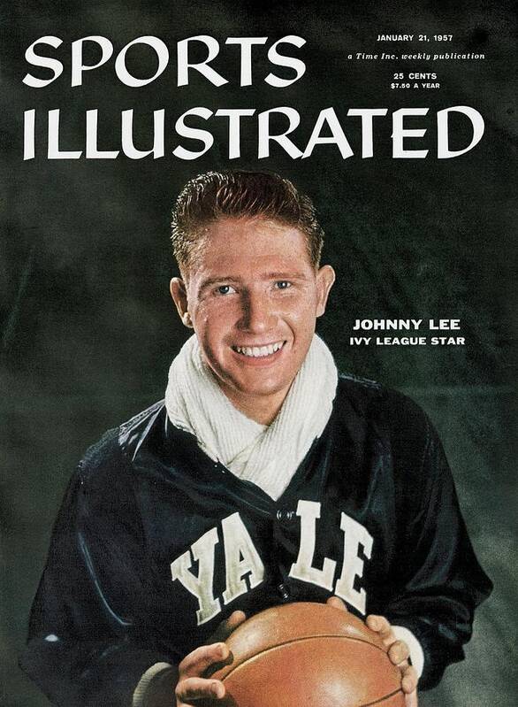 Magazine Cover Poster featuring the photograph Yale Johnny Lee Sports Illustrated Cover by Sports Illustrated