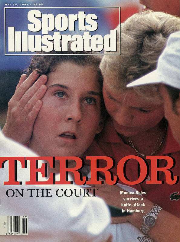 Magazine Cover Poster featuring the photograph Yugoslavia Monica Seles, 1993 Citizen Cup Sports Illustrated Cover by Sports Illustrated
