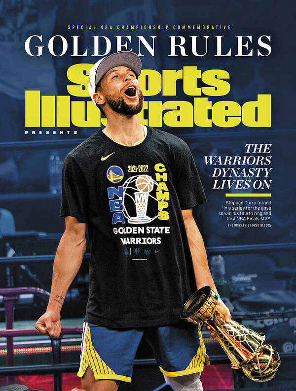 Stephen Curry Poster featuring the photograph Golden State Warriors, 2022 NBA Champions Commemorative Issue Cover by Sports Illustrated