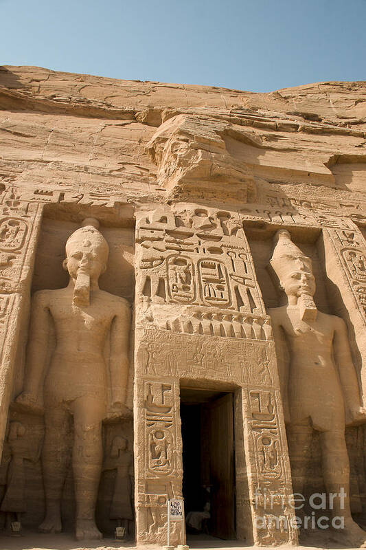 Abu Simbel Poster featuring the photograph Abu Simbel Temple by Darcy Michaelchuk