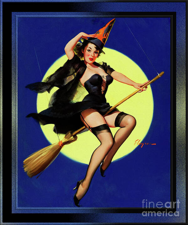 Gil Elvgren Pin Up Girls Giclee Canvas Print Paintings Poster Reproduction 