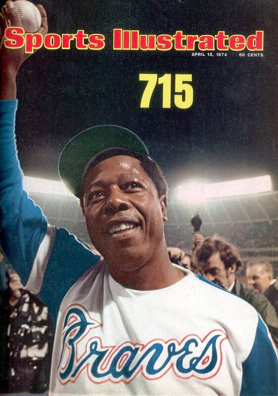Magazine Cover Poster featuring the photograph Atlanta Braves Hank Aaron Sports Illustrated Cover by Sports Illustrated