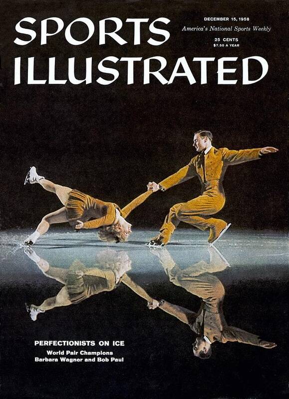 Magazine Cover Poster featuring the photograph Bob Paul And Barbara Wagner, Figure Skating Sports Illustrated Cover by Sports Illustrated