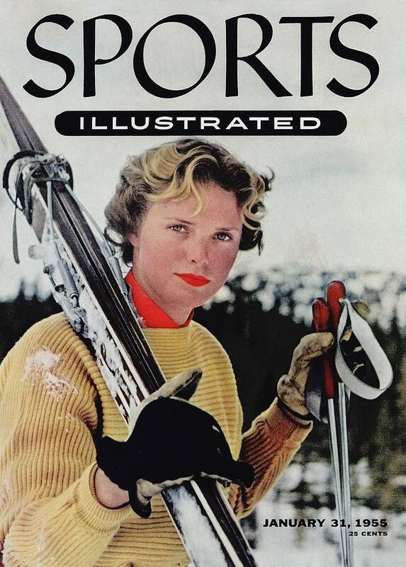Magazine Cover Poster featuring the photograph Jill Kinmont, Ski Slalom Champion Sports Illustrated Cover by Sports Illustrated