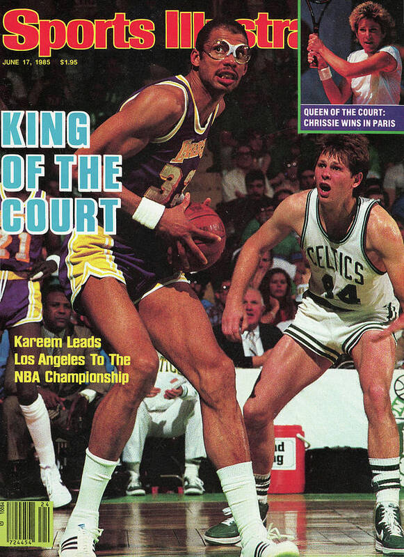 Playoffs Poster featuring the photograph King Of The Court Kareem Leads Los Angeles To The Nba Sports Illustrated Cover by Sports Illustrated