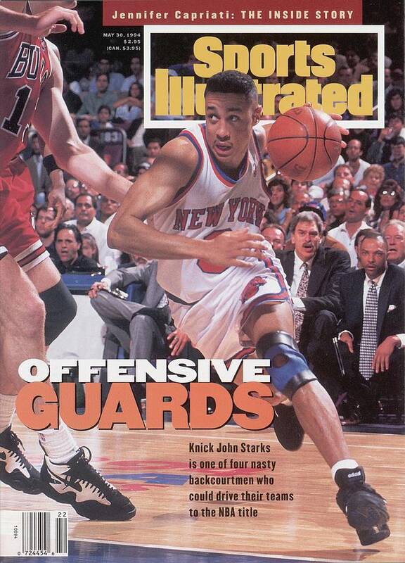 1993 Original John Starks The Dunk Poster by Starline at Sports Products
