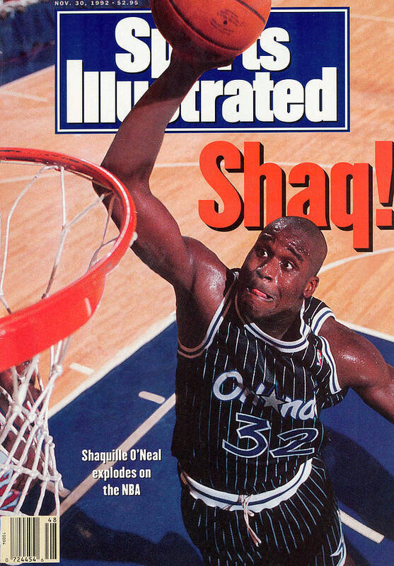Orlando Magic Shaquille Oneal Sports Illustrated Cover Poster