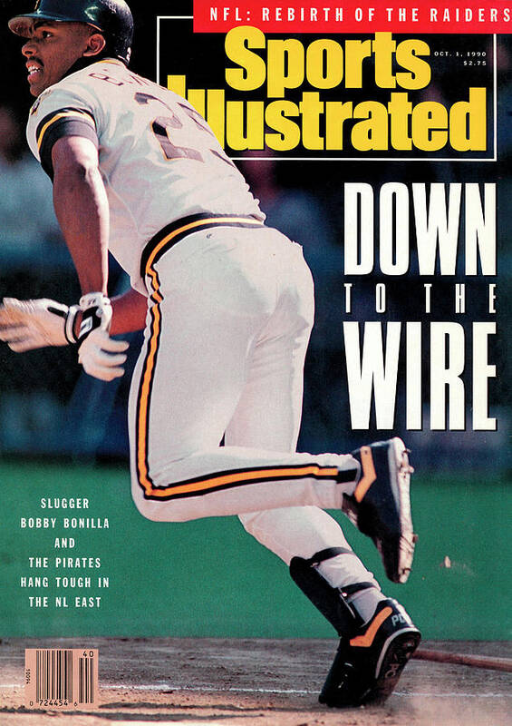 Magazine Cover Poster featuring the photograph Pittsburgh Pirates Bobby Bonilla... Sports Illustrated Cover by Sports Illustrated
