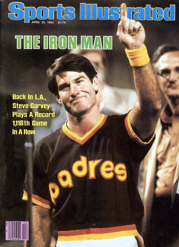 Magazine Cover Poster featuring the photograph San Diego Padres Steve Garvey Sports Illustrated Cover by Sports Illustrated