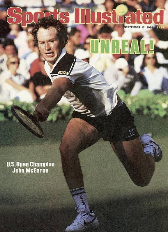 1980-1989 Poster featuring the photograph Usa John Mcenroe, 1984 Us Open Sports Illustrated Cover by Sports Illustrated