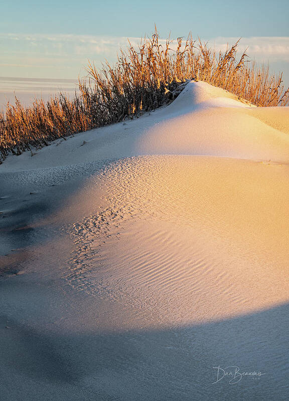 Snow Poster featuring the photograph Sand on Snow on Sand #8309 by Dan Beauvais