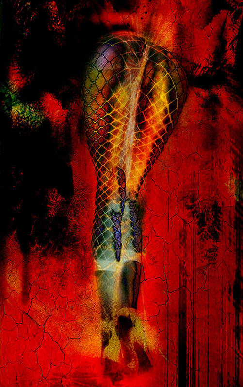 Hose Poster featuring the digital art Thermonuclear Hosiery by Greg Sharpe