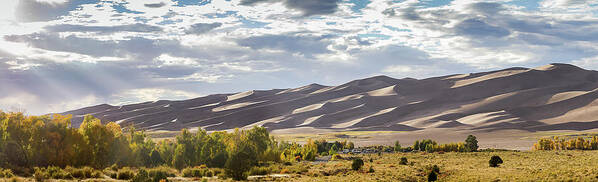 Colorado Poster featuring the photograph The Great Sand Dunes Triptych - Part 1 by Tim Stanley