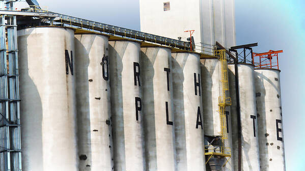 Grain Elevator Poster featuring the photograph Elevator by Sylvia Thornton