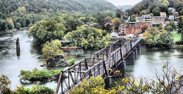 Harpers Ferry Poster featuring the photograph Harpers Ferry #1 by JC Findley