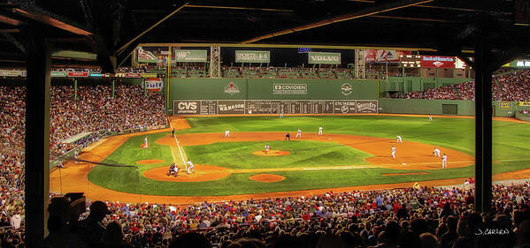 Fenway Park Poster featuring the photograph Take Me Out to the Ball Game by Jim Carlen
