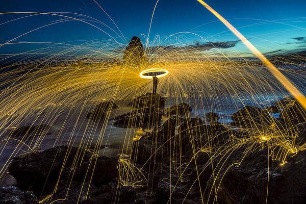 Steel Wool Poster featuring the photograph Rodeo Beach #2 by Lee Harland