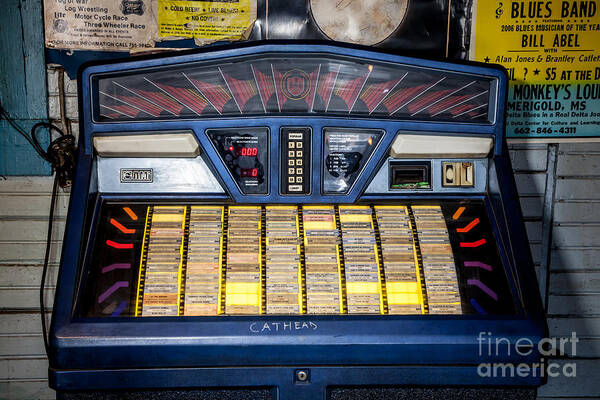 Delta Poster featuring the photograph Cathead Juke Box - Blue Front Cafe by T Lowry Wilson