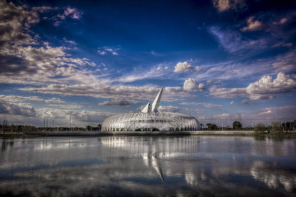 Water Poster featuring the photograph Ivory Tower of Knowledge by Marvin Spates