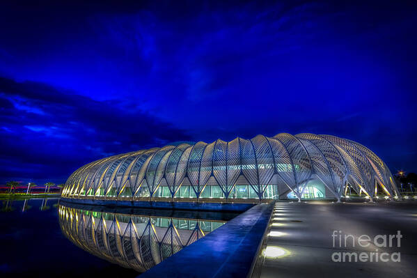 Florida Polytechnic University Poster featuring the photograph Reflecting the Future by Marvin Spates