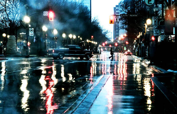 Ajnphotography Poster featuring the photograph Rainy Morning by Alan Norsworthy