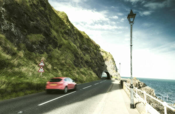 Antrim Poster featuring the photograph Coast Road #1 by Jim Orr