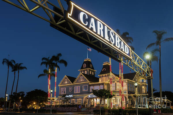 Carlsbad Poster featuring the photograph Carlsbad's Festive Look by David Levin