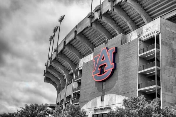 Auburn Poster featuring the photograph Jordan Hare by JC Findley