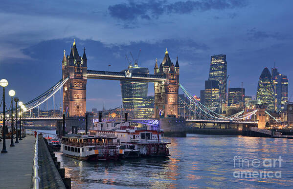London Poster featuring the photograph London Tower Bridge by David Bleeker