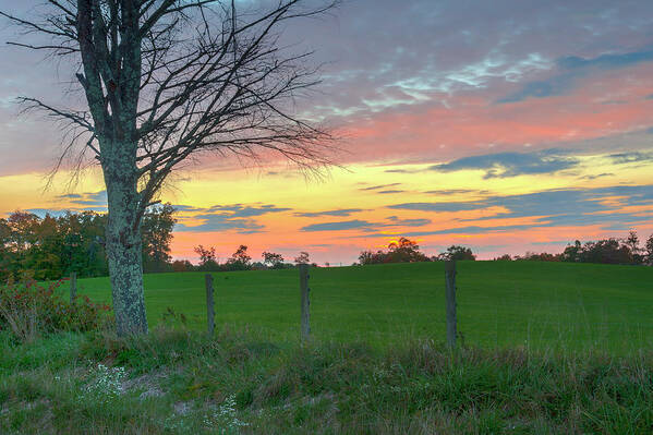 Sunset Poster featuring the photograph Tennessee Sunset by David Waldrop