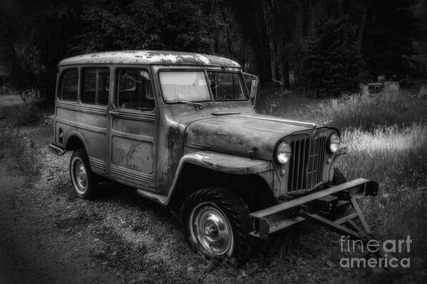 Willys‬ ‪‎jeep‬ Station Wagon Poster featuring the photograph Willys Jeep Station Wagon by Bitter Buffalo Photography