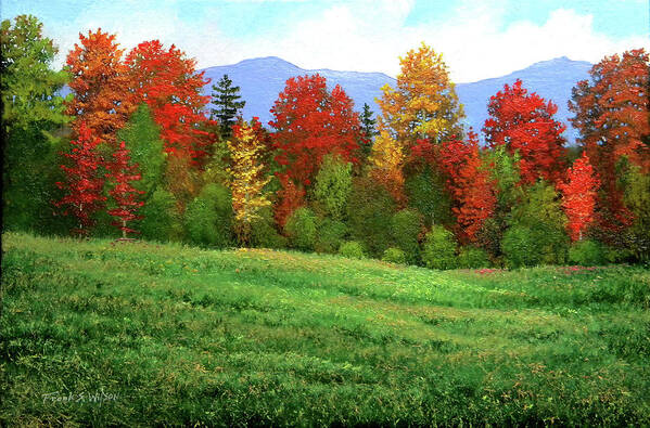 Autumn Poster featuring the painting Autumn Rhapsody by Frank Wilson