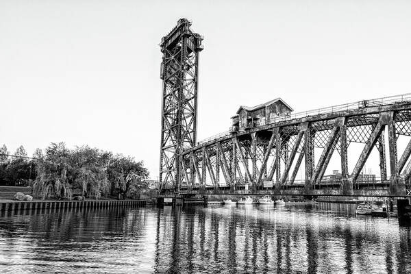 Leica M9 Poster featuring the photograph Canal Street Railroad Bridge, Chicago by Eugene Nikiforov