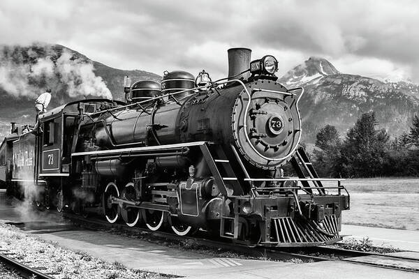 !how # Poster featuring the photograph Engine 73 by Dawn Currie