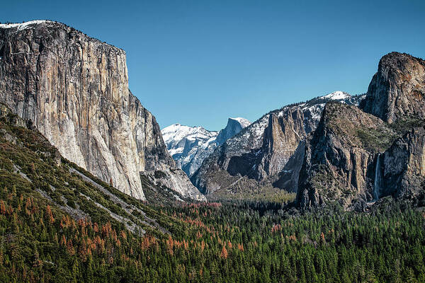 Yosemite Poster featuring the photograph Yosemite Tunnel View by Gary Geddes