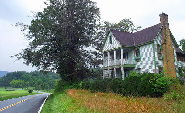 Old Houses Poster featuring the photograph Old Galloway House in Rosman NC by Duane McCullough