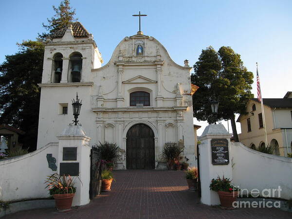 Monterey Poster featuring the photograph San Carlos Cathedral by James B Toy