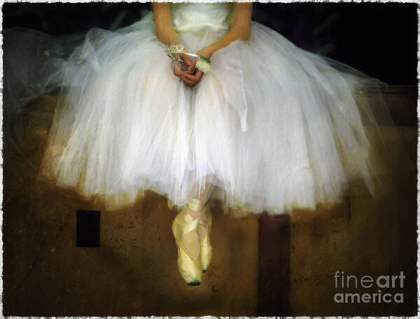 Ballerina Poster featuring the photograph Ballerina Repose by Craig J Satterlee