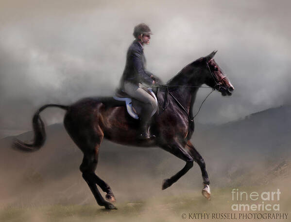 Horse Poster featuring the photograph Smooth Ride by Kathy Russell