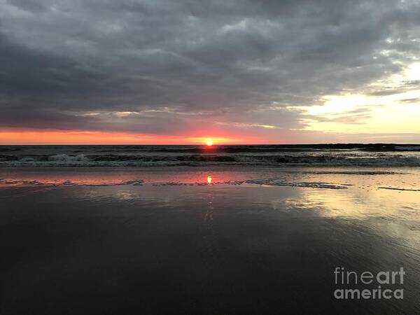 Virginia Beach Poster featuring the photograph Virginia Beach 6 19 AM by Fantasy Seasons