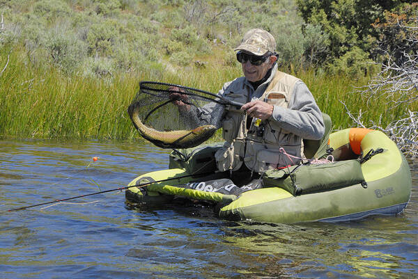 Fly Fishing Poster featuring the photograph Grindstone 29 Incher by Arthur Fix