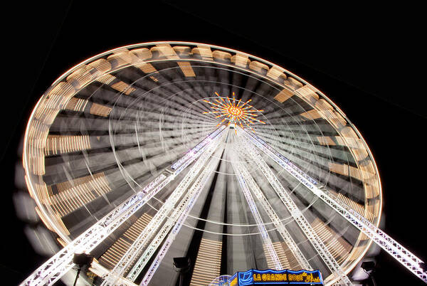 Paris Poster featuring the photograph Paris Ferris Wheel by Matthew Bamberg