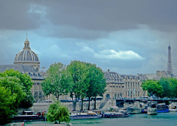 Paris Poster featuring the photograph Summer in Paris by Tony Grider